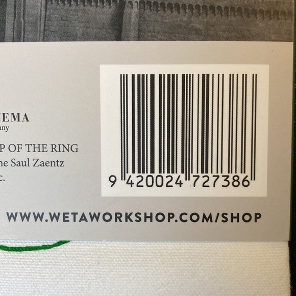 Weta Workshop Tea Towel NWT Simple Pleasures of The Shire Lord Of The Rings Gift - Picture 8 of 14